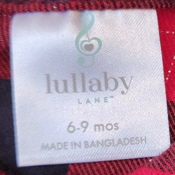 LULLABY LANE - 2-Piece Buffalo Check Top & Legging Set Size 6-9 Months NWT - Picture 6 of 6